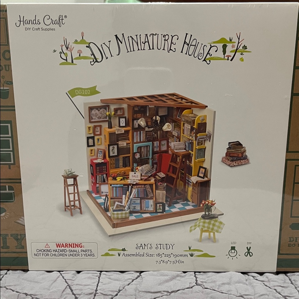 DIY Miniature House - Cozy Study Room